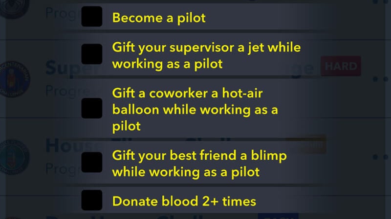Altruistic Aviator Challenge in BitLife