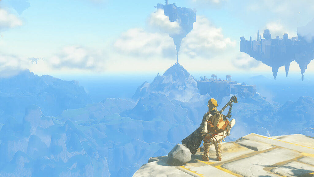 Changing the Time of Day in Zelda Tears of the Kingdom Overworld Sky Scenic View