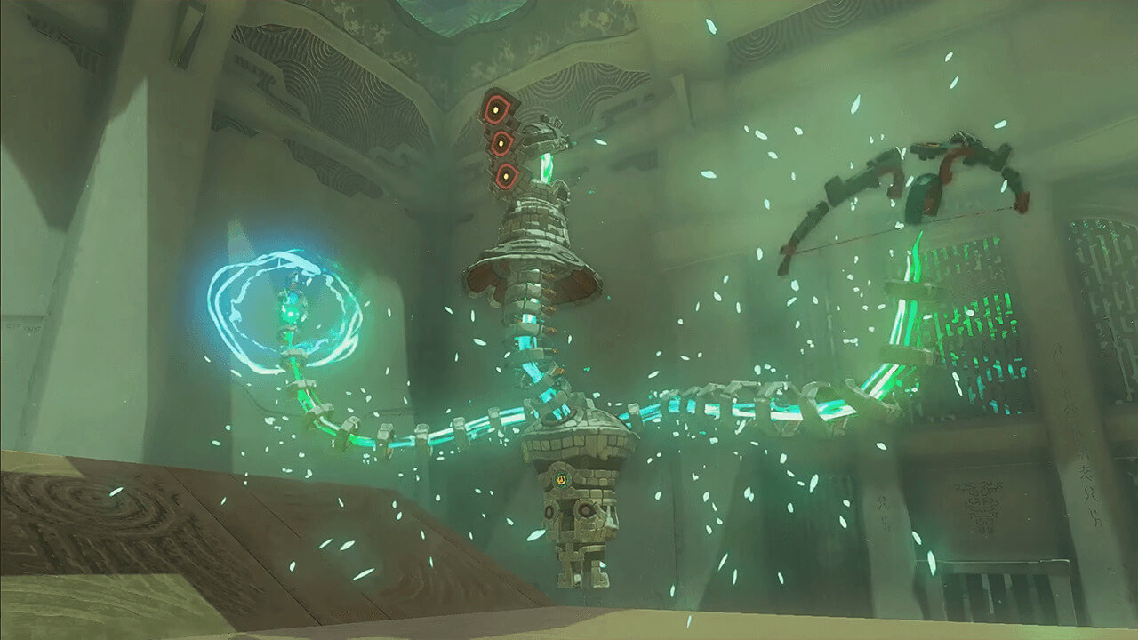 Construct of Yamiyo Shrine in Zelda Tears of the Kingdom