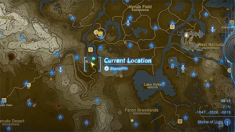 Disaster in Gerudo Canyon Location