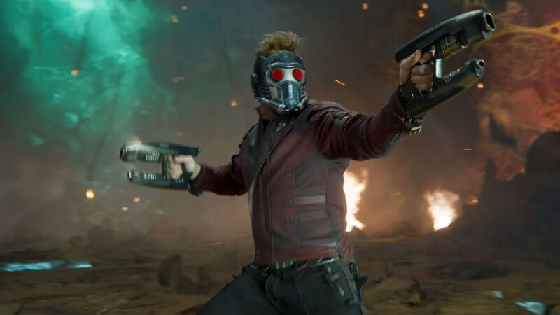 Star Lord fighting Ego