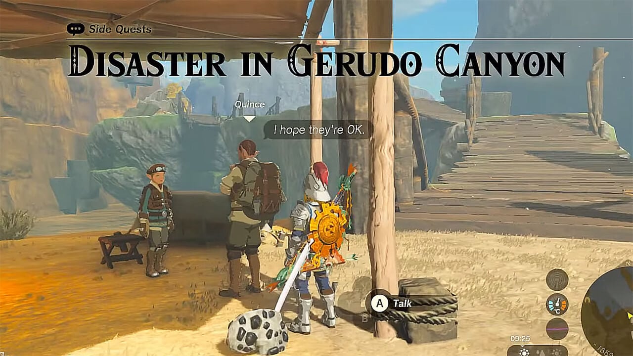 How To Complete Disaster in Gerudo Canyon in Zelda Tears of the Kingdom
