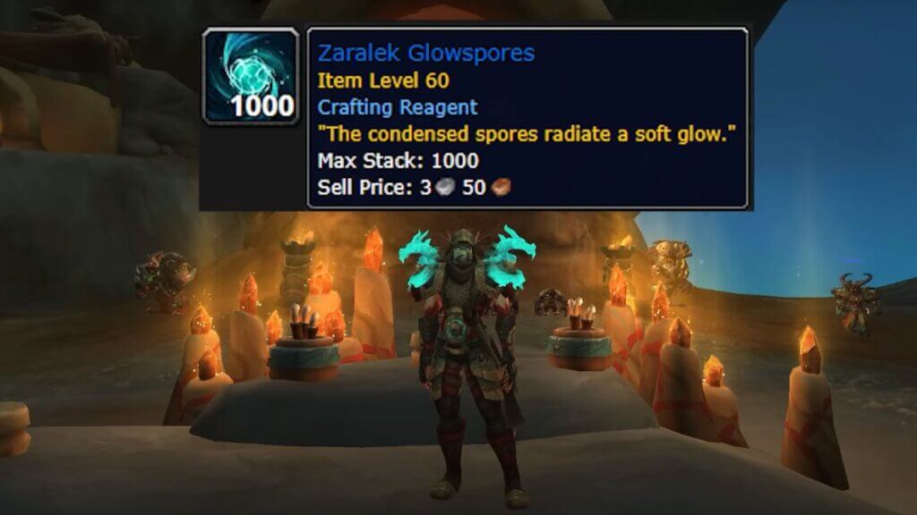 How To Get Zaralek Glowspores in WoW Dragonflight