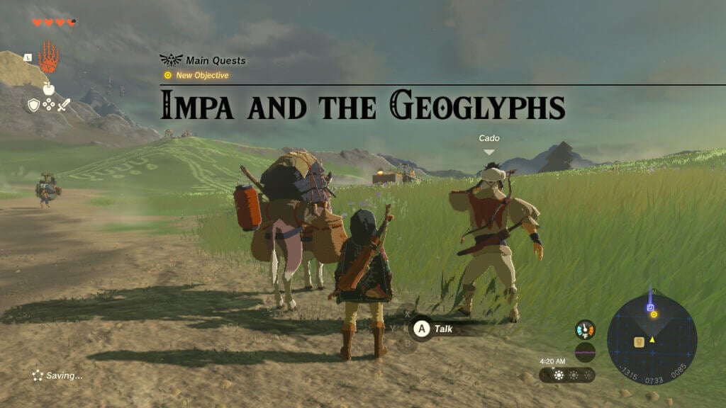 Impa and the Geoglyphs Quest Start