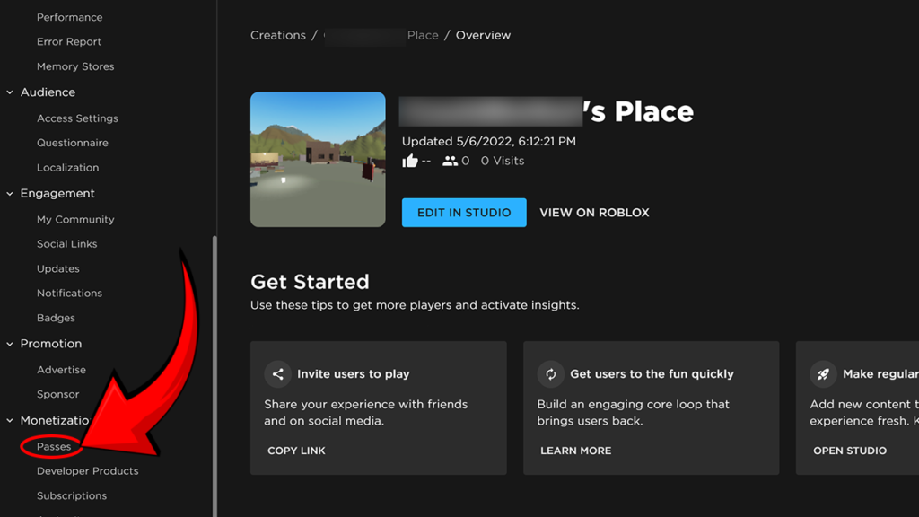 Making a Gamepass in Roblox