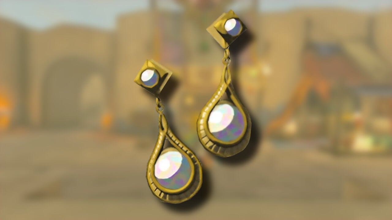 Opal Earrings in Zelda Tears of the Kingdom