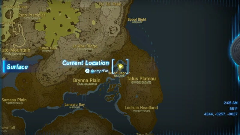 Rubber Tights location in Zelda Tears of the Kingdom.