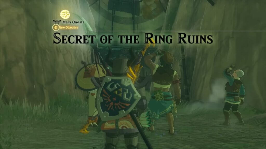 Floating Ring Ruin in Zelda Tears of the Kingdom.