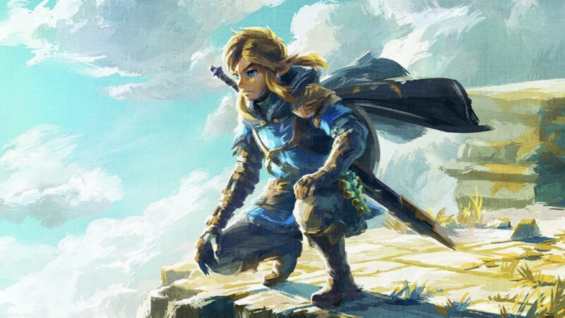 The Legend of Zelda Tears of the Kingdom Official Cover Artwork