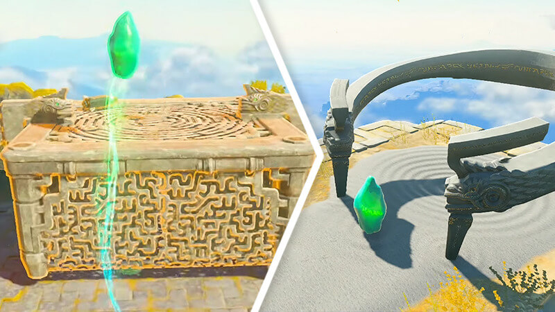 The North Hyrule Sky Crystal Shrine Quest Solution in TotK