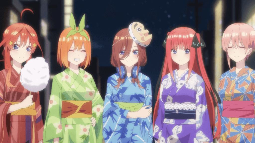 The Quintessential Quintuplets New Anime Series Key Visual