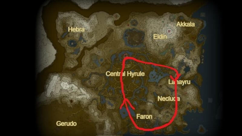 Where To Find Naydra in Zelda Tears of the Kingdom 
