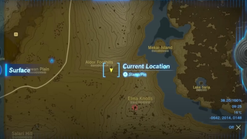 Location of Yiga Tights in Zelda: Tears of the Kingdom.