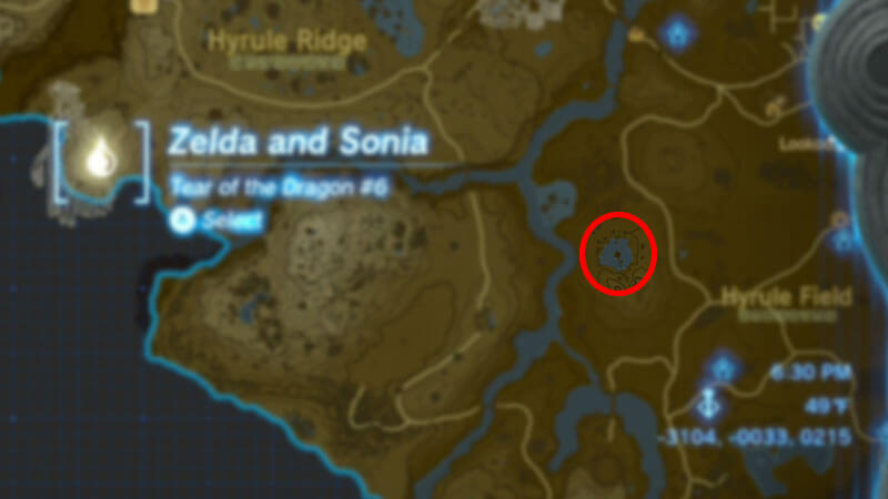 Fierce Deity Armor location in Zelda ToTK