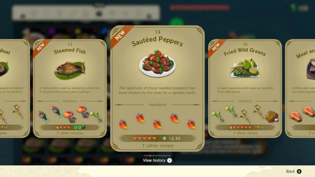 How Many Recipes Are There in Zelda Tears of the Kingdom? Answered