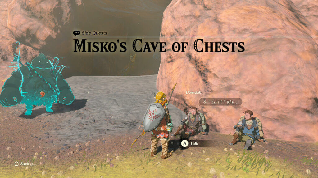 Misko's Cave of Chests in Zelda Tears of the Kingdom