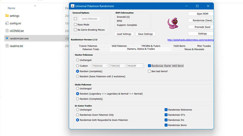 How to Easily Randomize Pokémon Games for Citra 3DS Emulator 