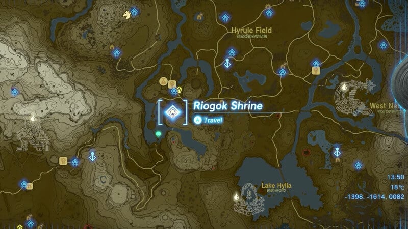 Riogok Shrine Location in Tears of the Kingdom