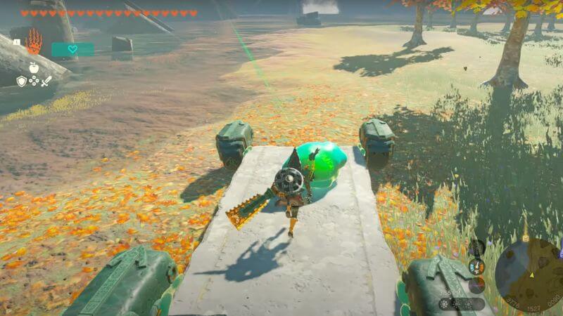 A vehicle in Zelda Tears of the Kingdom