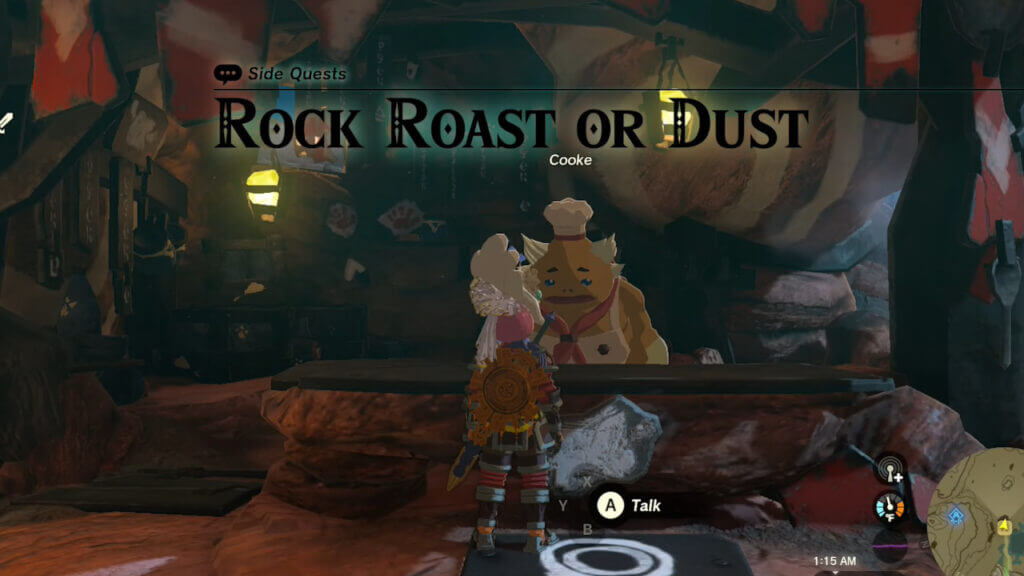 Rock Roast or Dust in Tears of the Kingdom