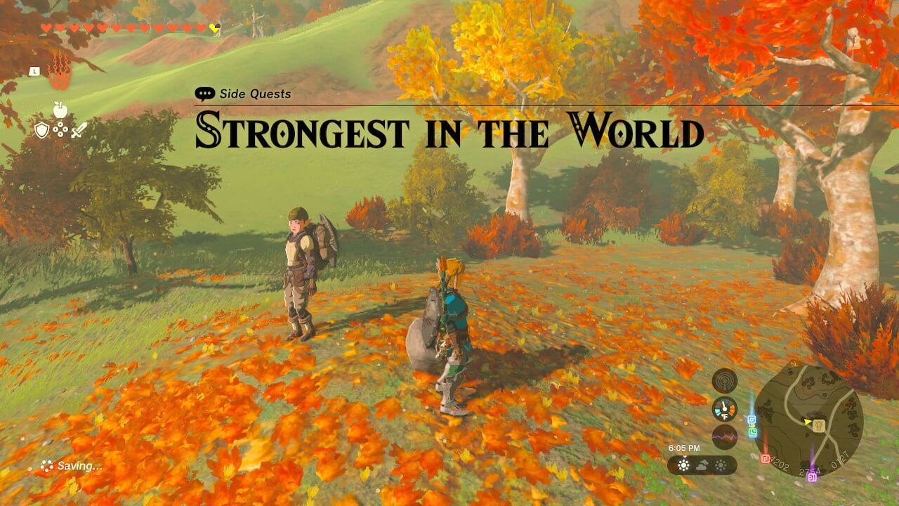 How To Complete Strongest in the World in Zelda Tears of the Kingdom