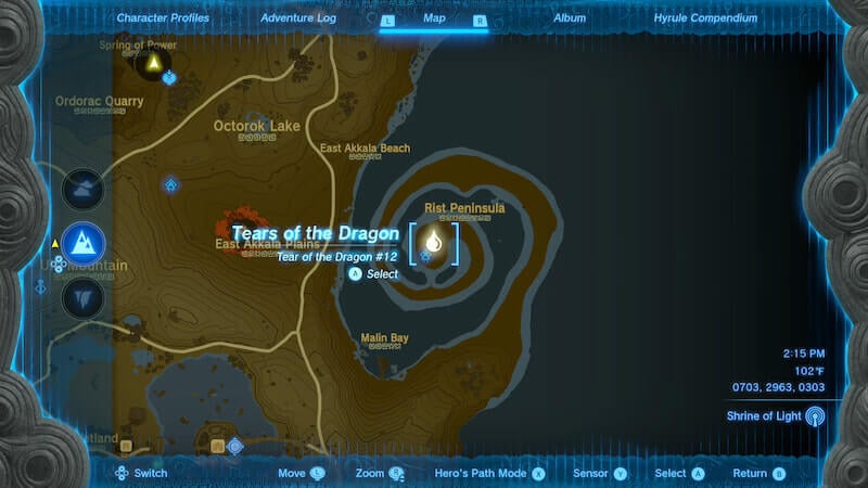 All dragon locations in Zelda: Tears of the Kingdom