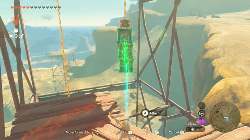 How to activate the Gerudo Canyon Skyview Tower in Tears of the Kingdom.