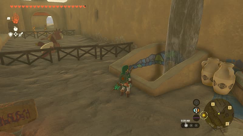 Well to jump down to find the Gerudo Secret Club in Tears of the Kingdom.