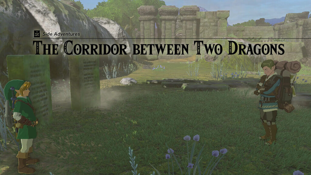 The Corridor Between Two Dragons in Tears of the Kingdom