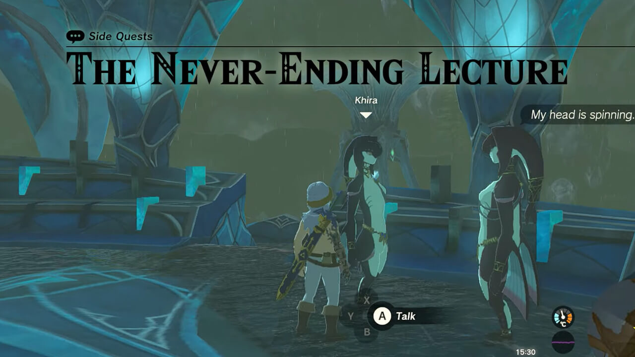 The Never Ending Lecture in Tears of the Kingdom