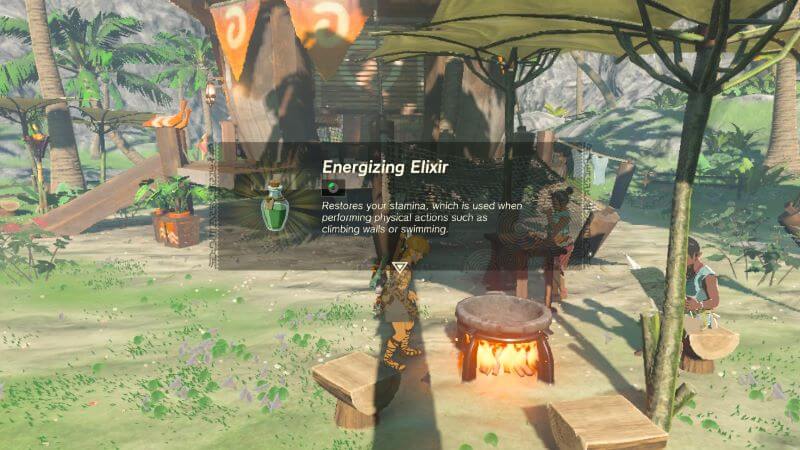 How to make Energizing Elixirs in Tears of the Kindgom