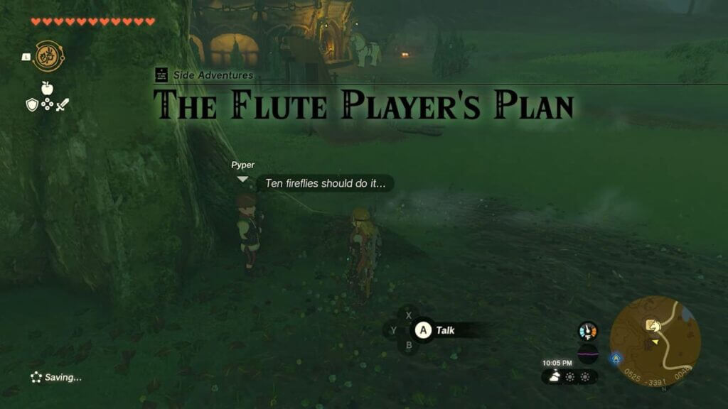 How to complete "The Flute Player's Plan" in 'The Legend of Zelda: Tears of the Kingdom'