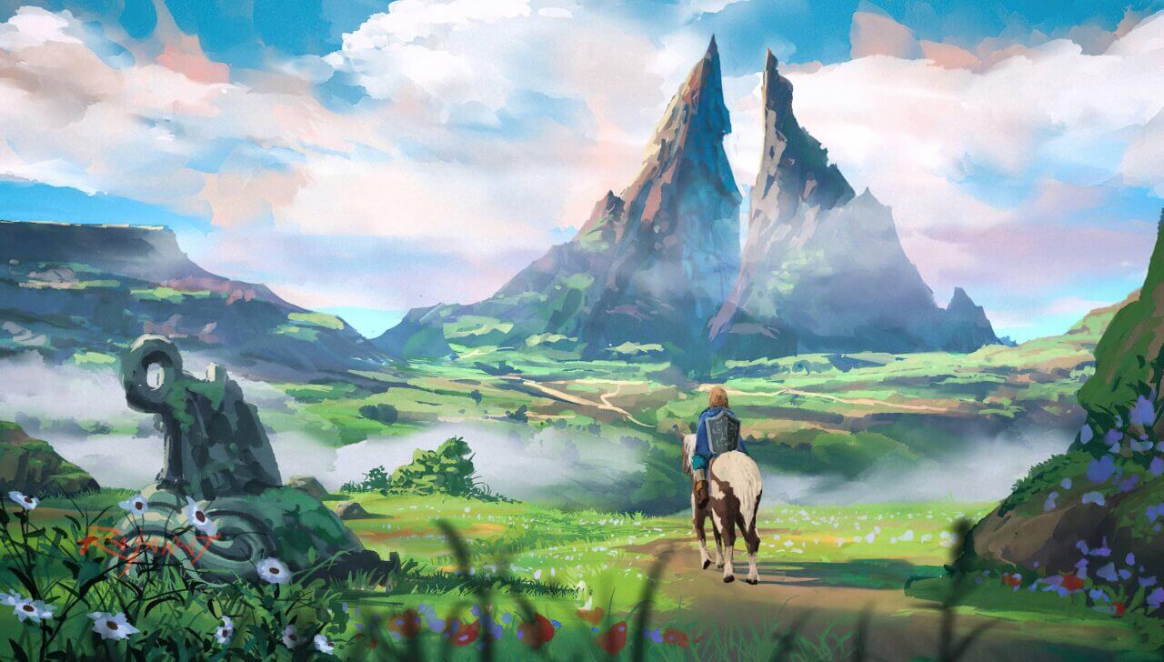 Link -- Zelda Tears of the Kingdom Wallpaper by DinocoZero on DeviantArt