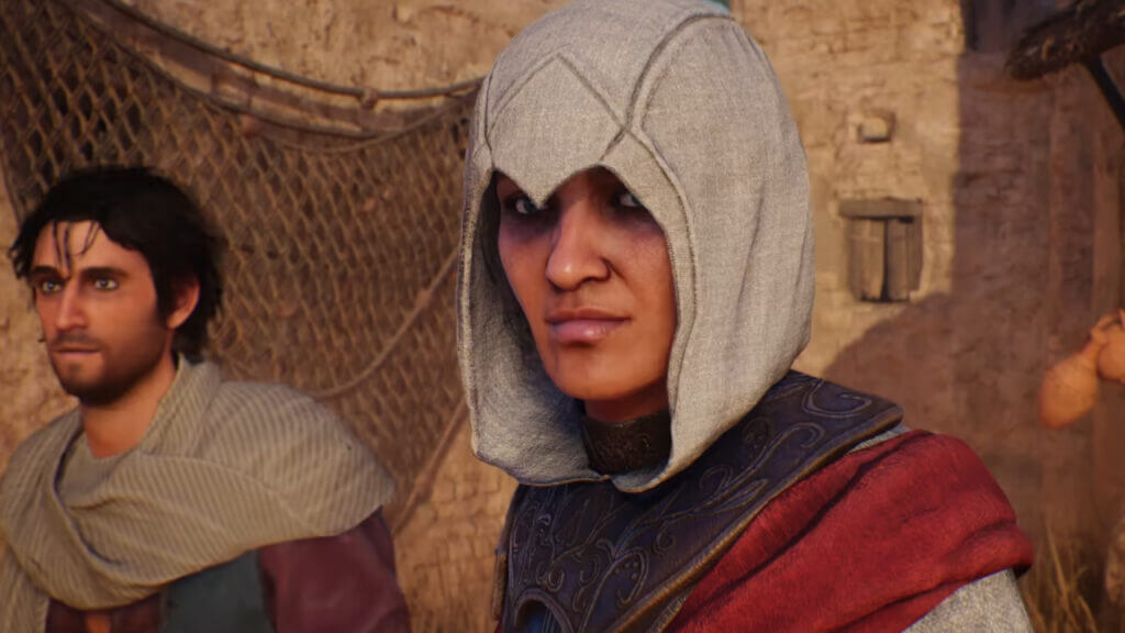 Assassins Creed Mirage hooded lady