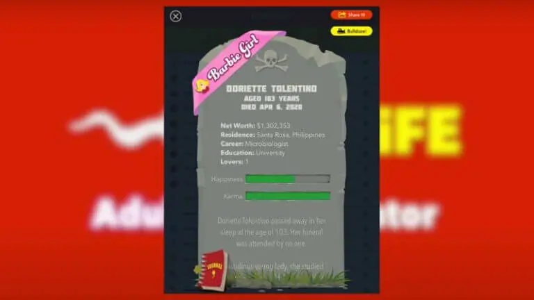 How To Get the Barbie Girl Ribbon in Bitlife | The Nerd Stash