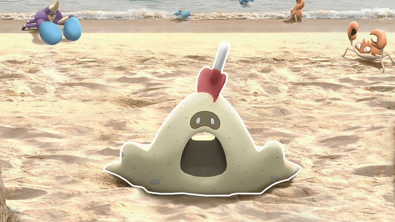 Catching Sandygast in Pokemon Go During Water Festival Beach Week