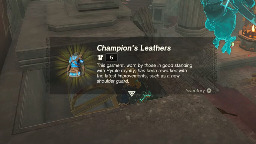Champion's Leathers in Zelda Tears of the Kingdom.