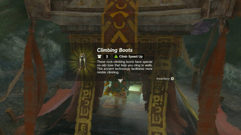 How To Get the Climbing Boots in Zelda Tears of the Kingdom