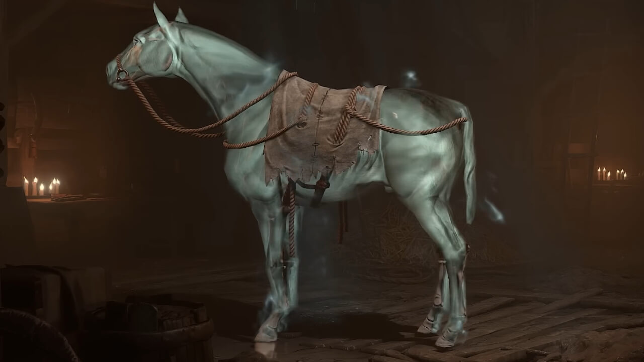 Diablo 4 Ghost Mount image without Horse Armor