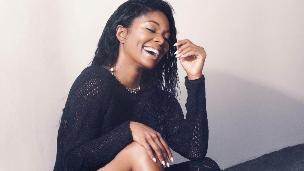 Gabrielle Union looks ageless posing in black outfit during photo shoot