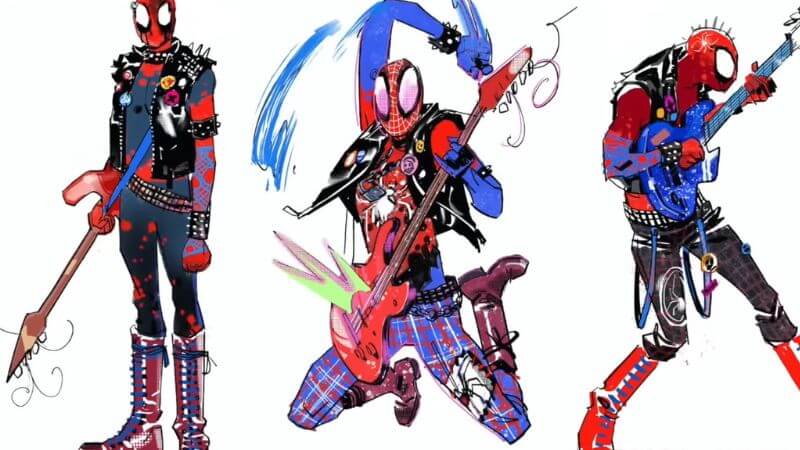 Spider-Punk in SpiderMan: Across the Spider-Verse