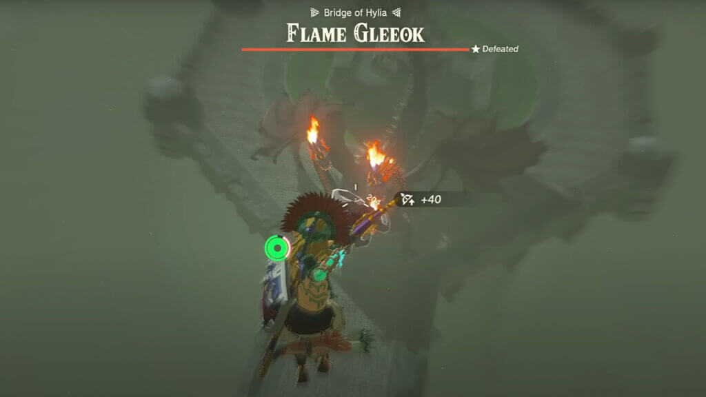 Link acquiring Gleeok Guts in Tears of the Kingdom