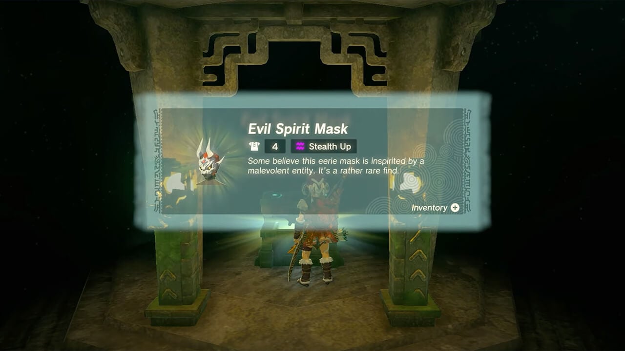 Where To Find the Evil Spirit Mask in Zelda Tears of the Kingdom