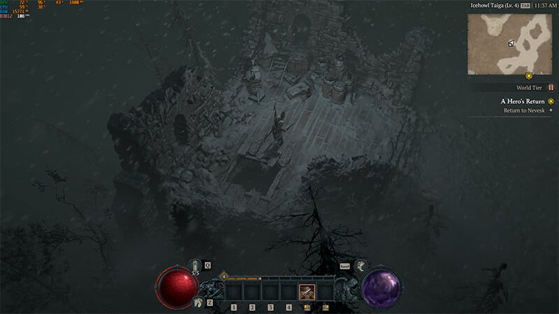 Icehowl Ruins Completed in Diablo 4