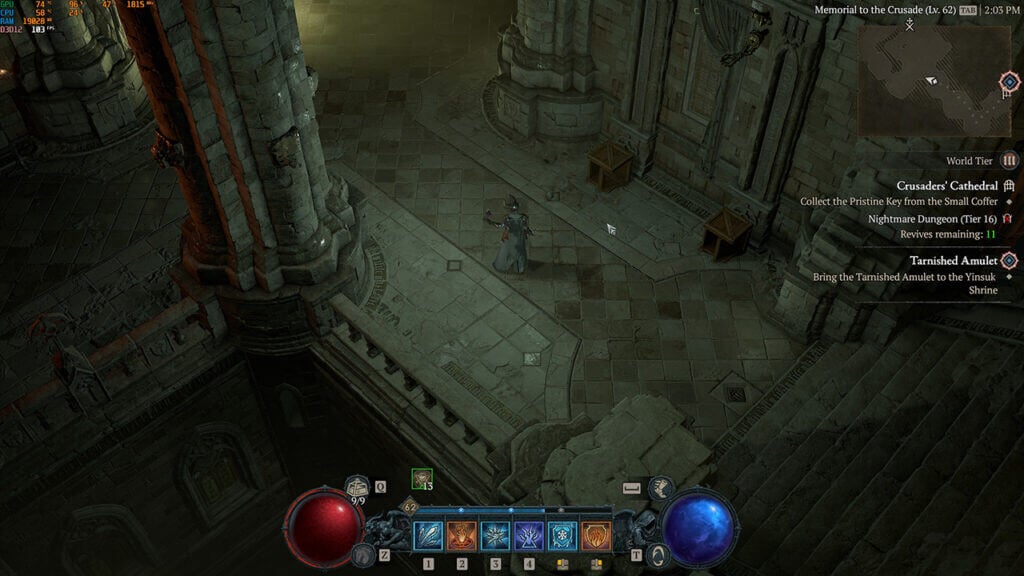 A Nightmare Dungeon in Diablo 4