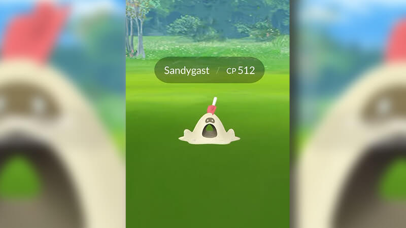 Sandygast Wild Encounter Pokemon Go