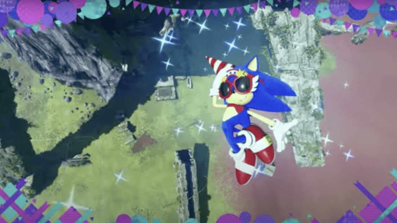 Sonic Frontiers Birthday Bash DLC Trailer Screenshot
