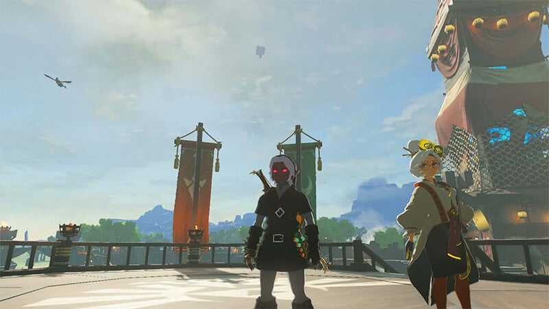 Tears of the Kingdom and the Dark Armor, one of the armors that includes the references and cameos to other Zelda games.