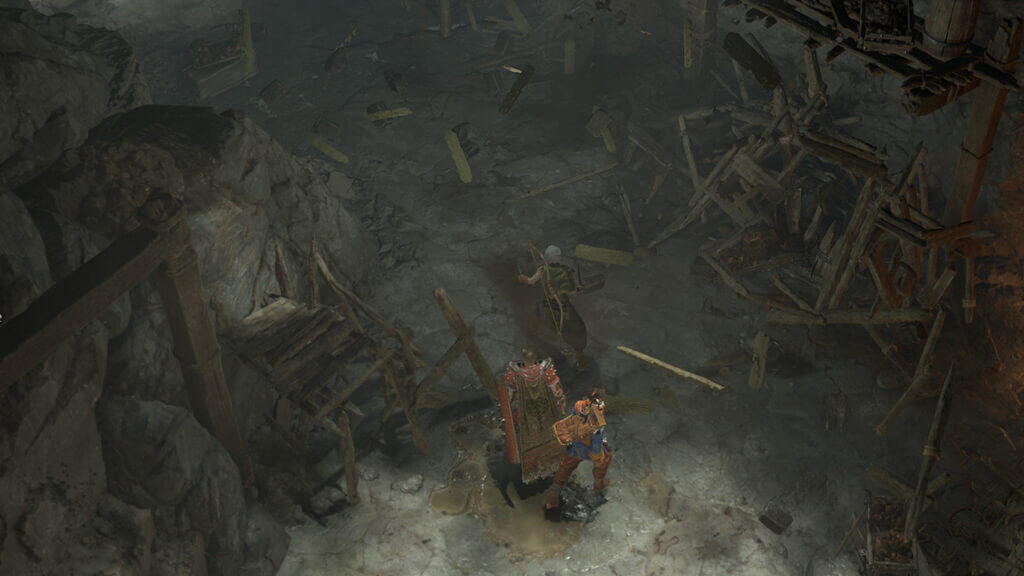 Diablo 4 Undertaking quest falling debris
