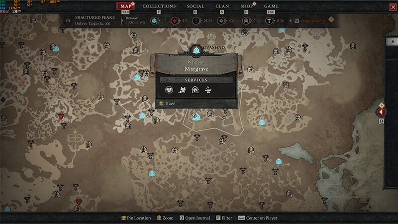 All Waypoint Locations in Diablo 4 - Waypoint Map